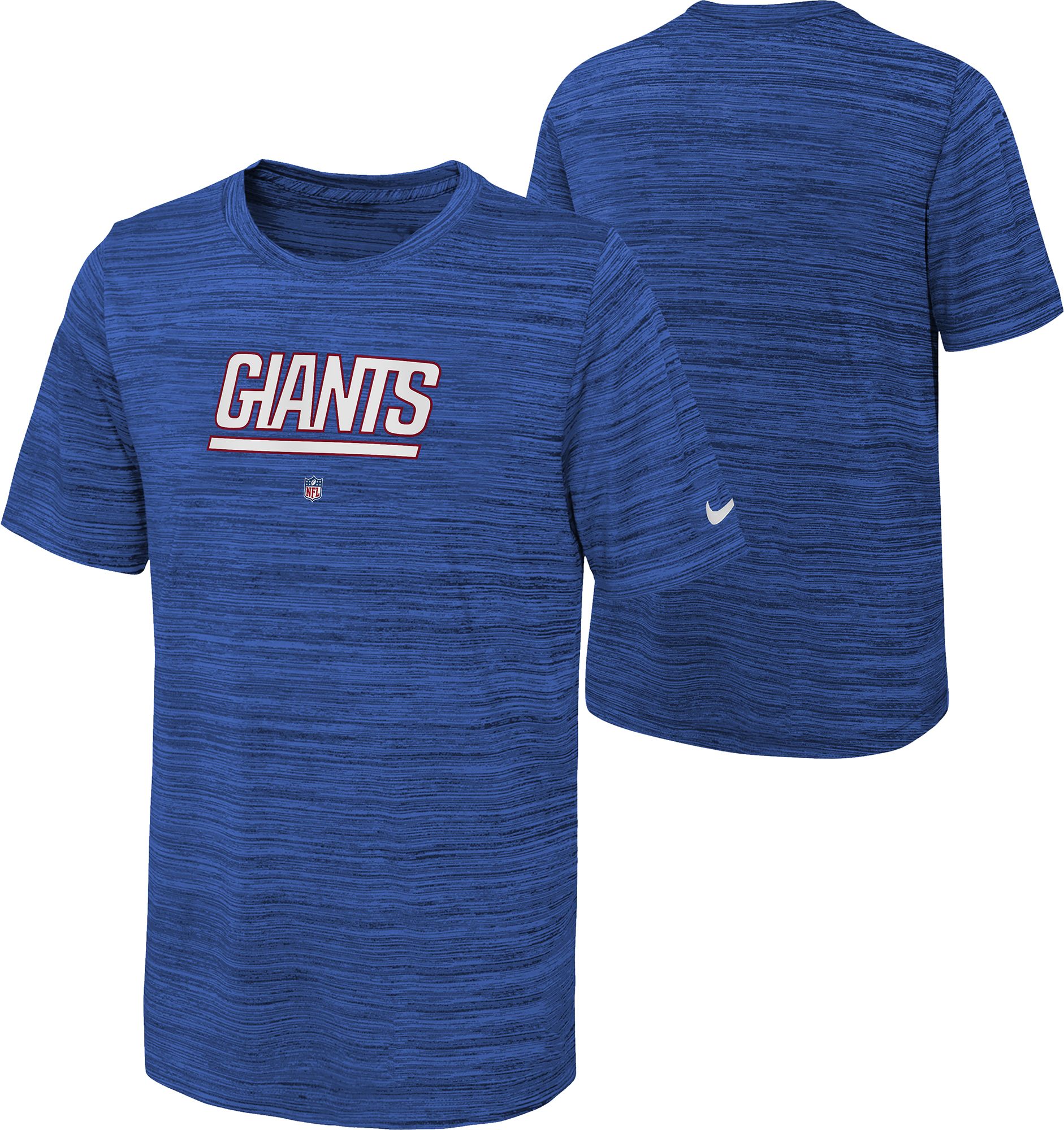 Nike Youth New York Giants Sideline Velocity Royal T-Shirt