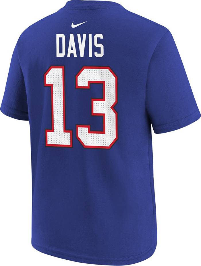 Men's Nike Gabe Davis White Buffalo Bills Game Player Jersey Size: 3XL