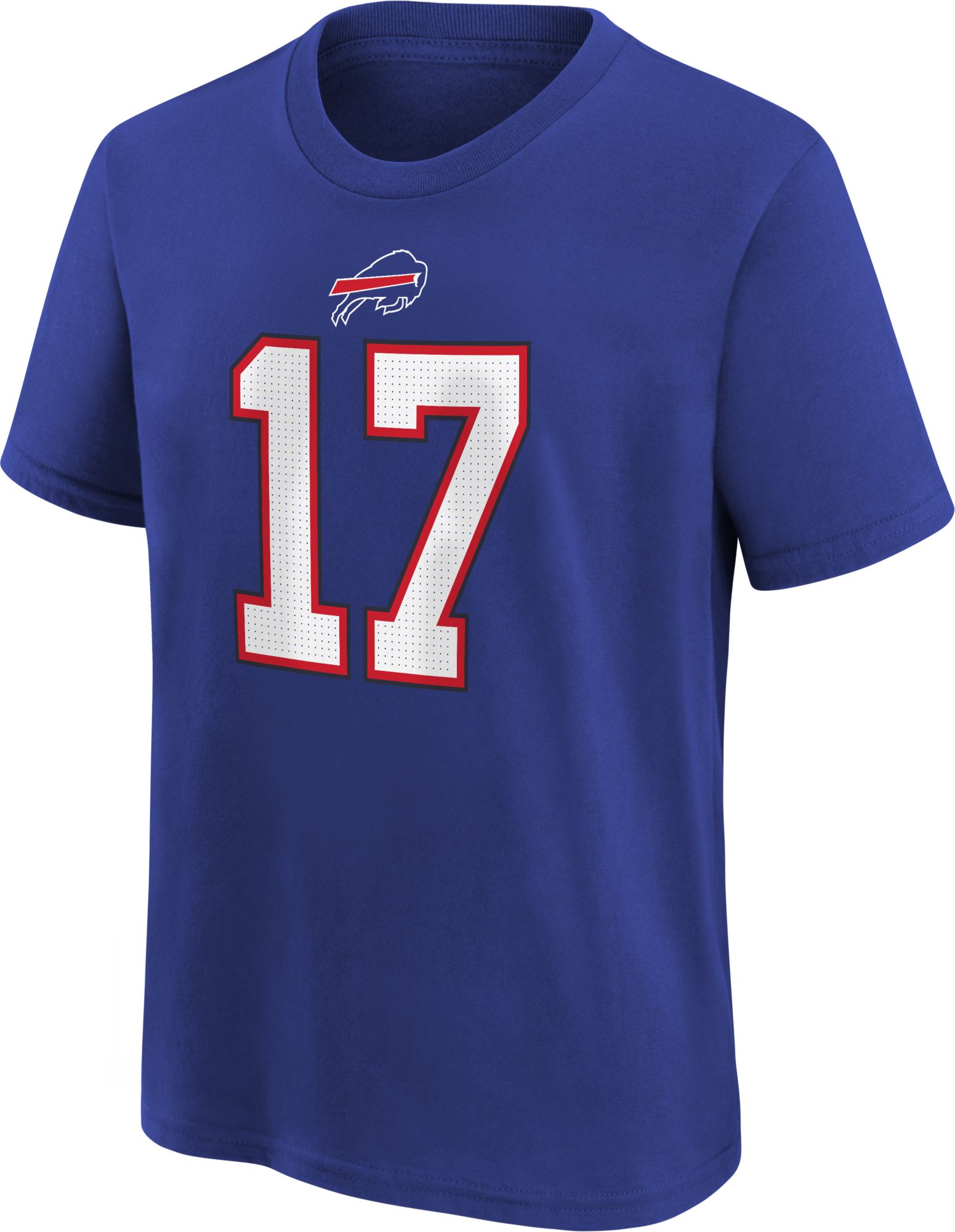 Nike Youth Buffalo Bills Josh Allen #17 Royal T-Shirt