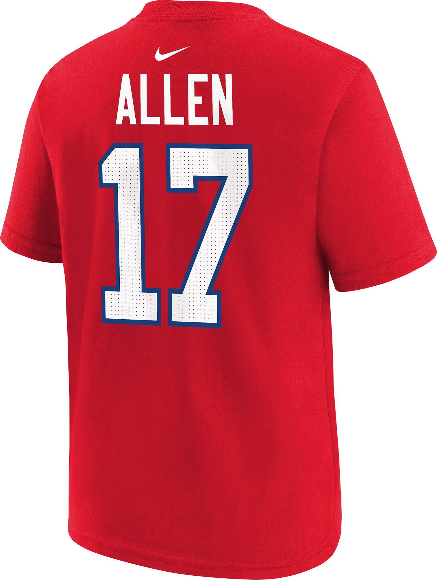 Nike Youth Buffalo Bills Josh Allen #17 Red T-Shirt product image