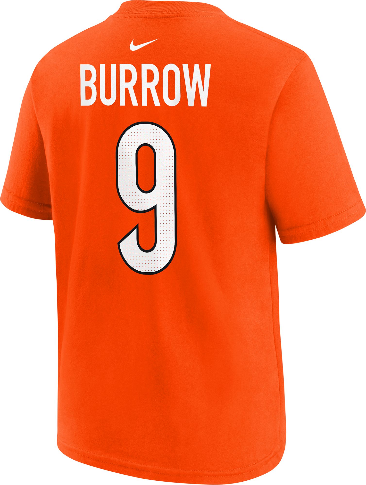 Nike Youth Cincinnati Bengals Joe Burrow #9 Orange T-Shirt product image