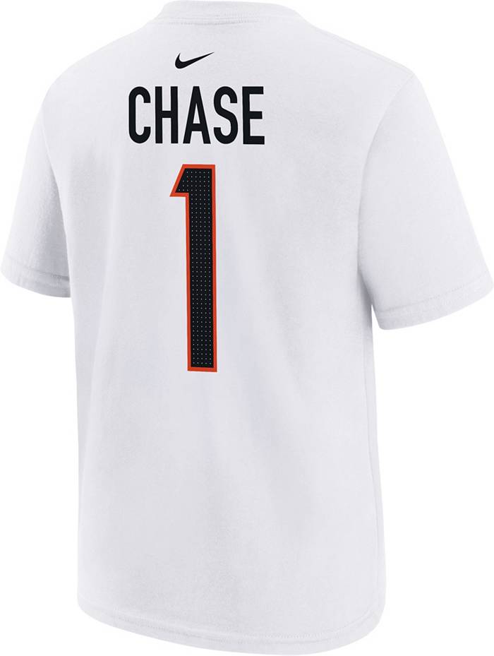 Nike Little Kids' Cincinnati Bengals Ja'Marr Chase #1 Black Game