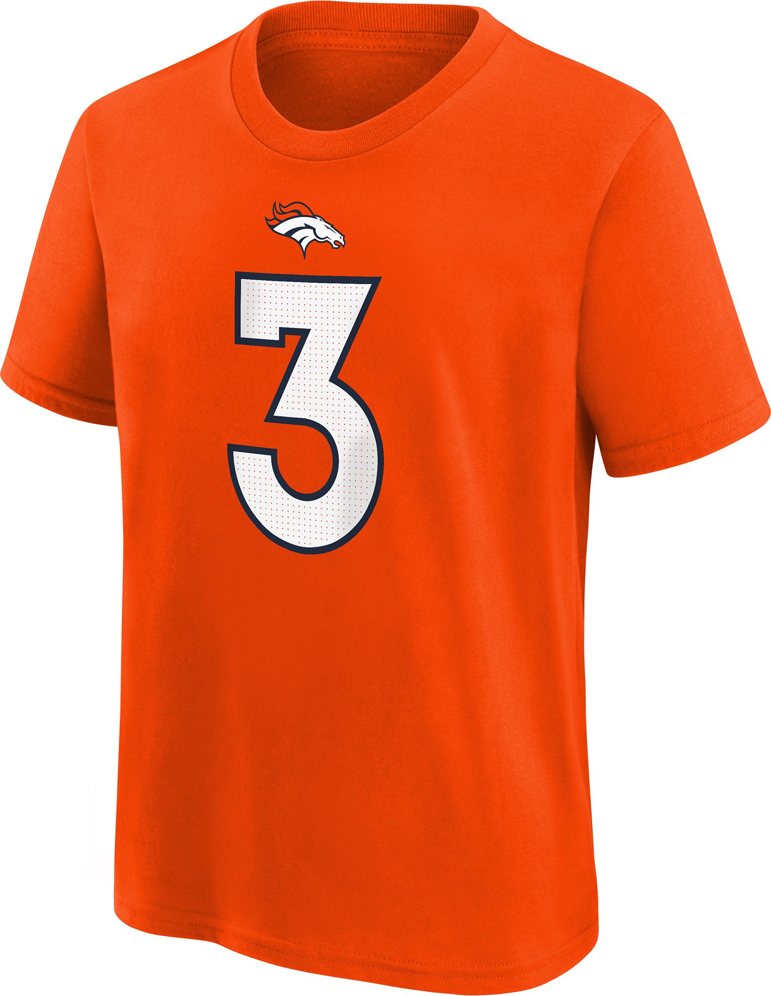 Nike Youth Denver Broncos Russell Wilson #3 Orange T-Shirt