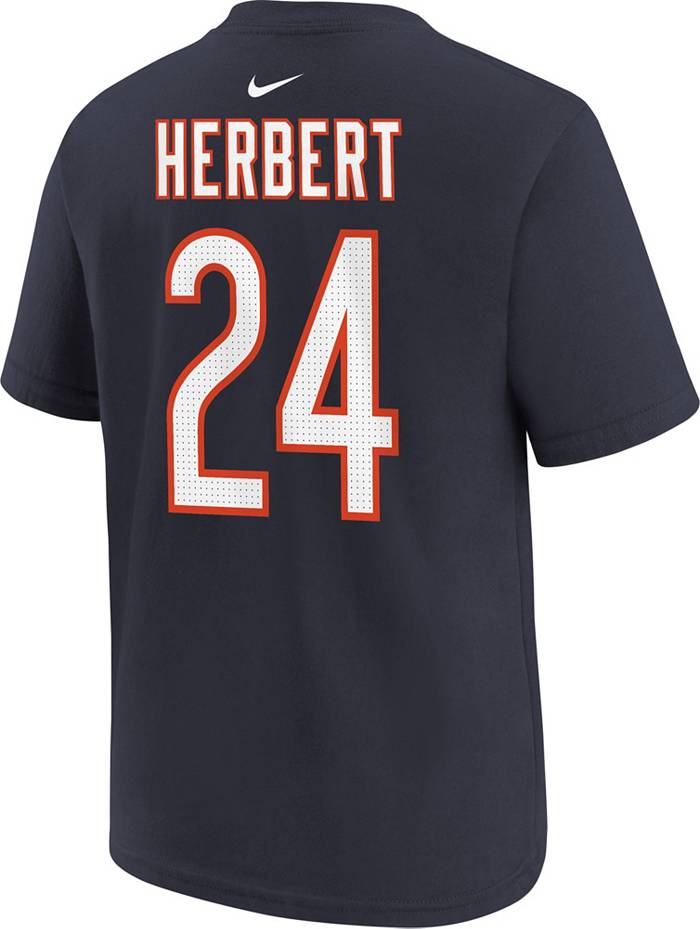 Nike Youth Chicago Bears Khalil Herbert #24 Navy T-Shirt