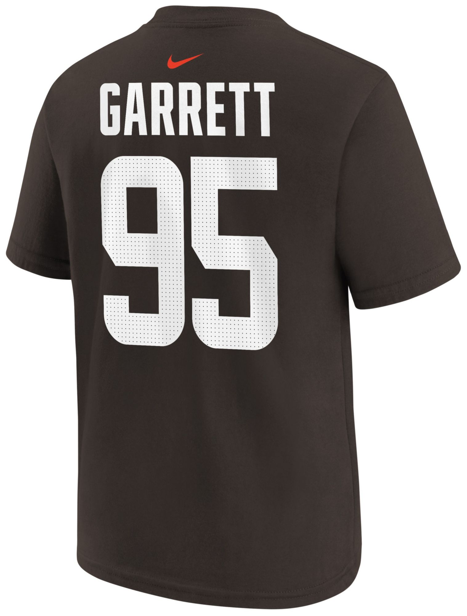 Nike Youth Cleveland Browns Myles Garrett #95 Seal Brown T-Shirt product image