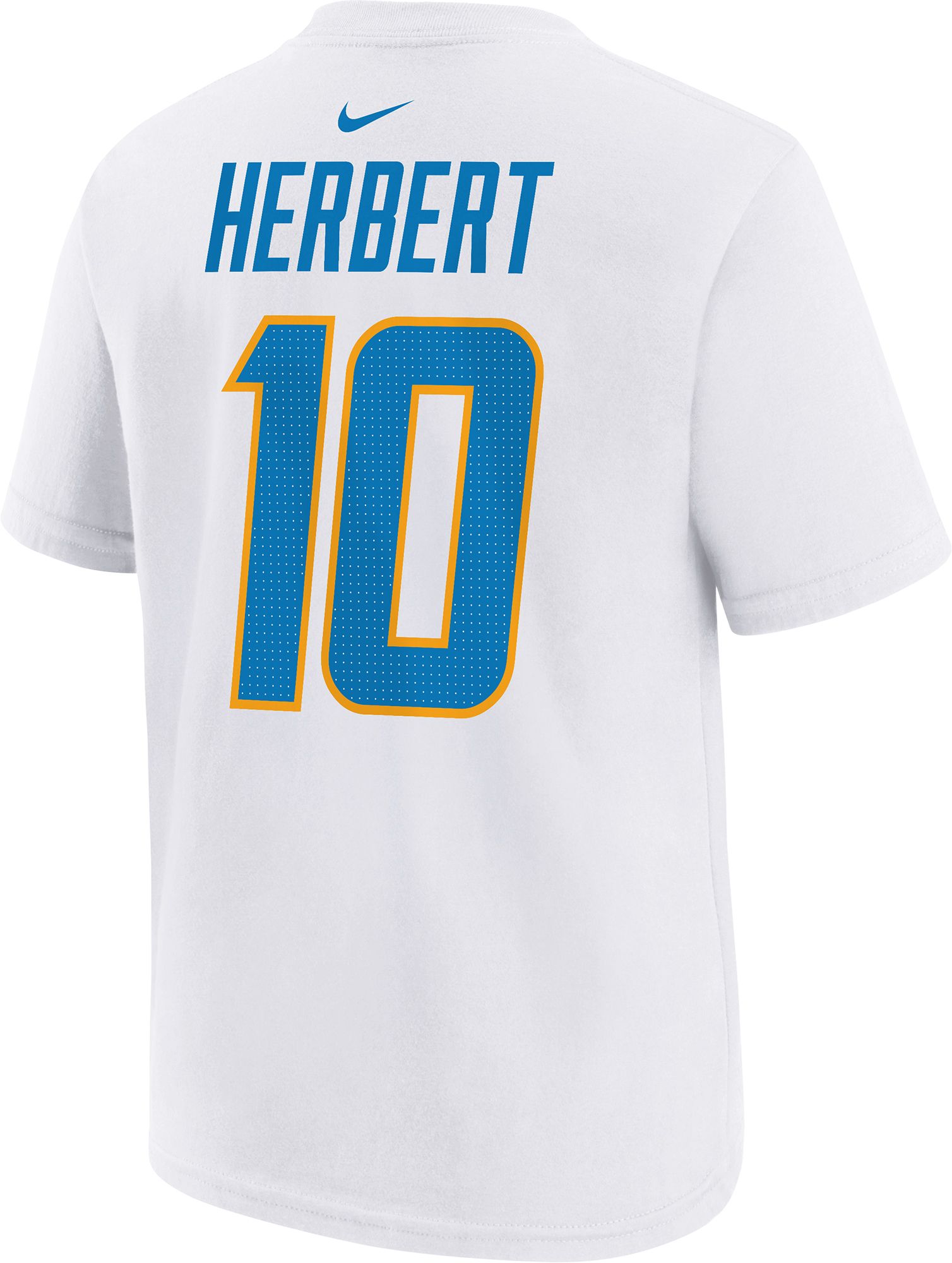 Nike Youth Los Angeles Chargers Justin Herbert #10 White T-Shirt product image