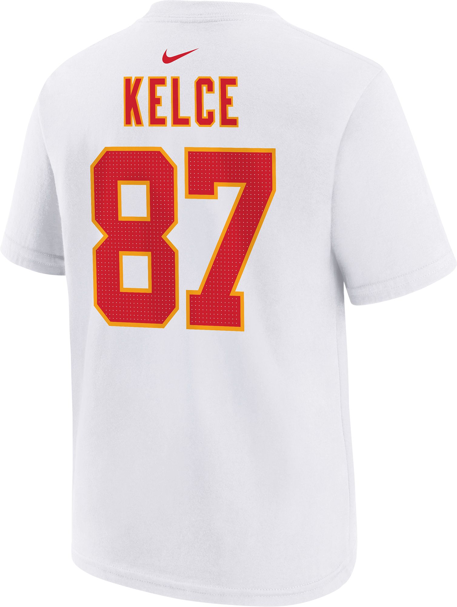 Nike Youth Kansas City Chiefs Travis Kelce #87 White T-Shirt product image