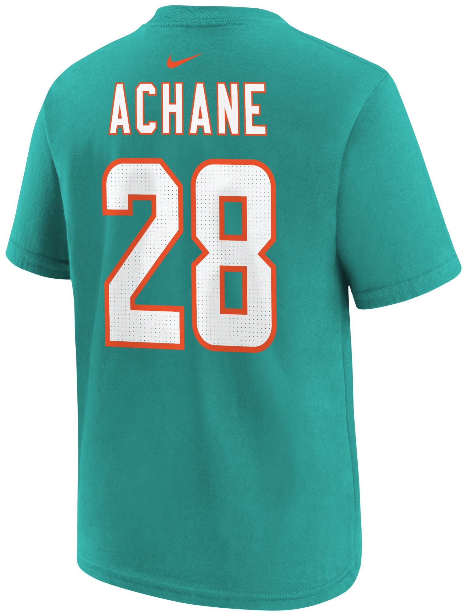 Nike Youth Miami Dolphins DeVon Achane #28 Turbo Green Short Sleeve T-Shirt product image