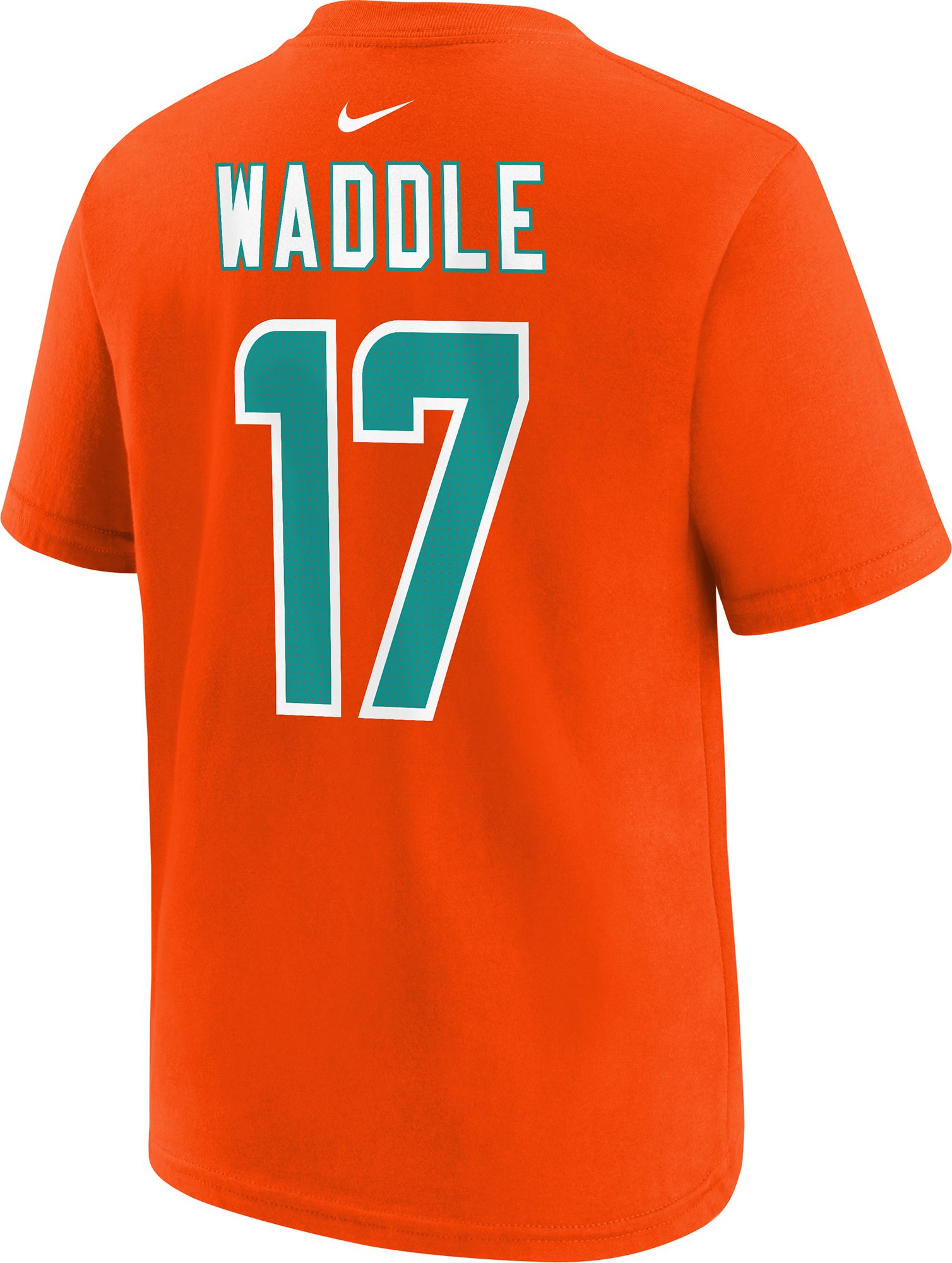 Nike Youth Miami Dolphins Jaylen Waddle #17 Orange T-Shirt