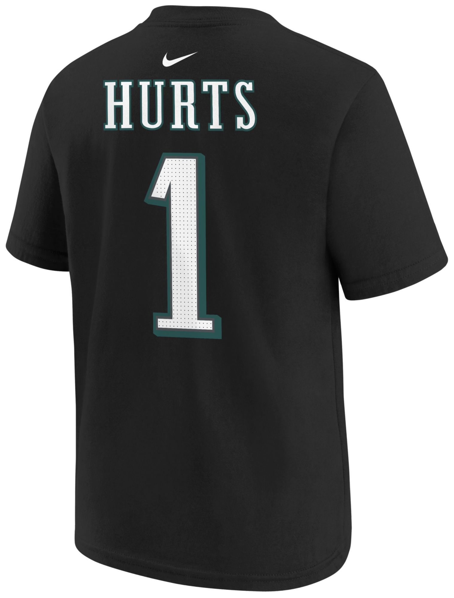 Nike Youth Philadelphia Eagles Jalen Hurts #1 Black T-Shirt product image
