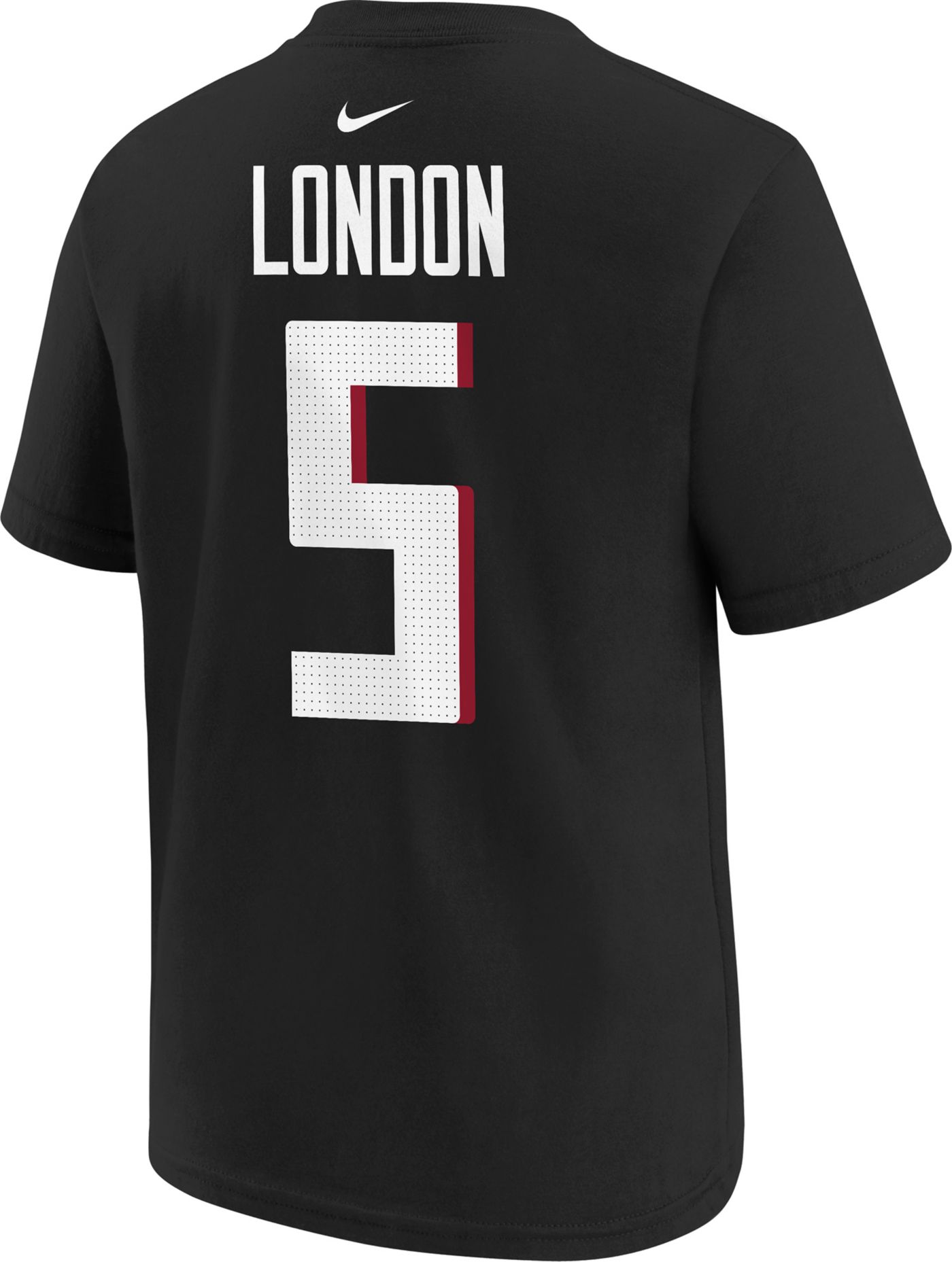 Men's Atlanta Falcons Drake London factory Nike Black Player Game Jersey