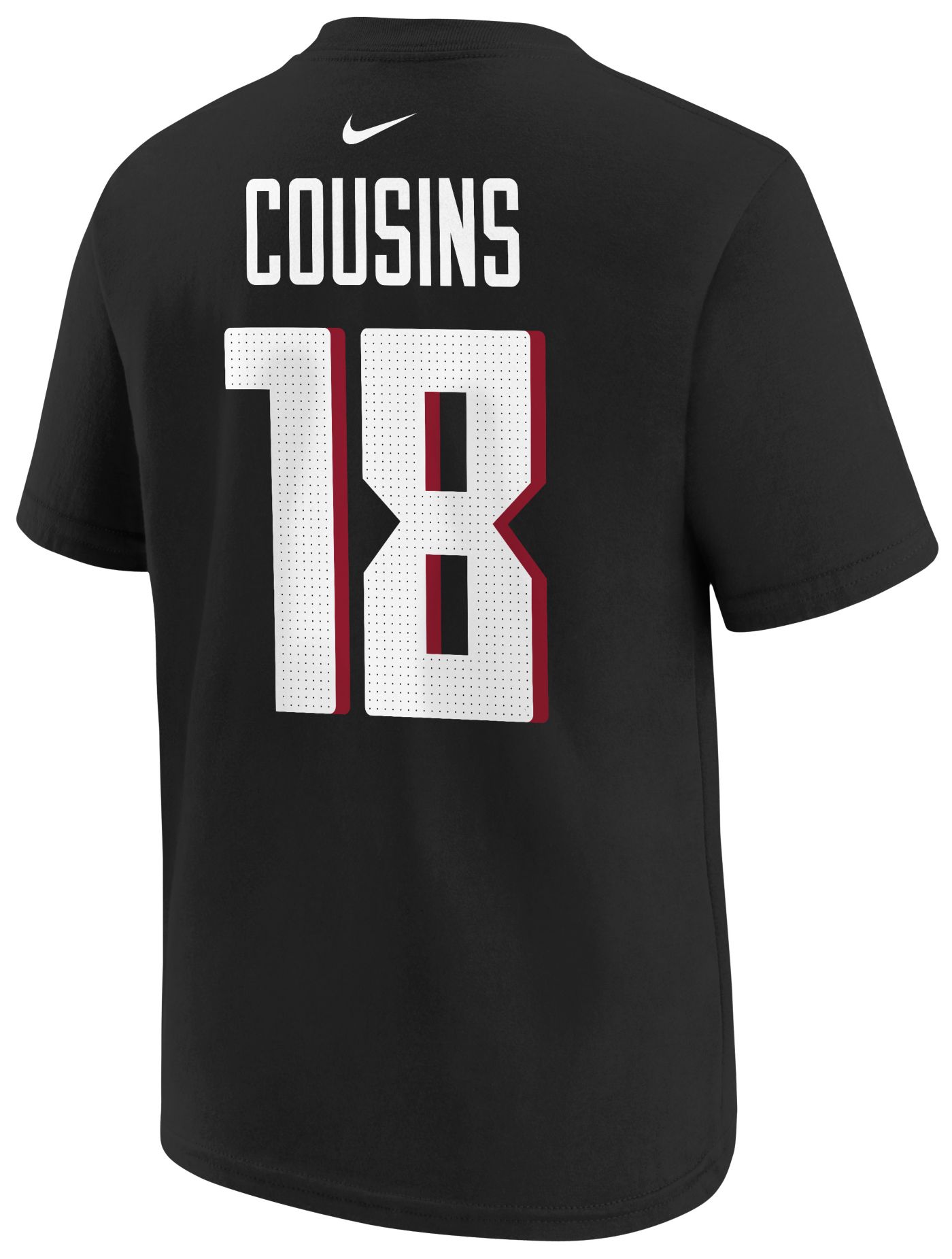 Nike Youth Atlanta Falcons Kirk Cousins 18 Black T Shirt Dick s Sporting Goods