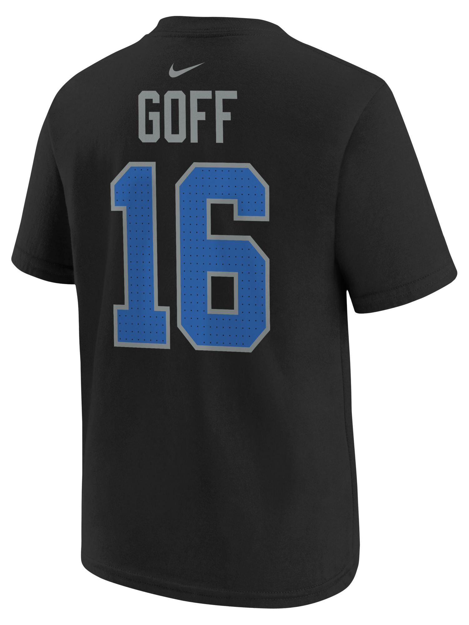 【新品】Football Oversized Tee / BLUE（M-L） Jared Goff Detroit Lions Youth Game Jersey - Blue