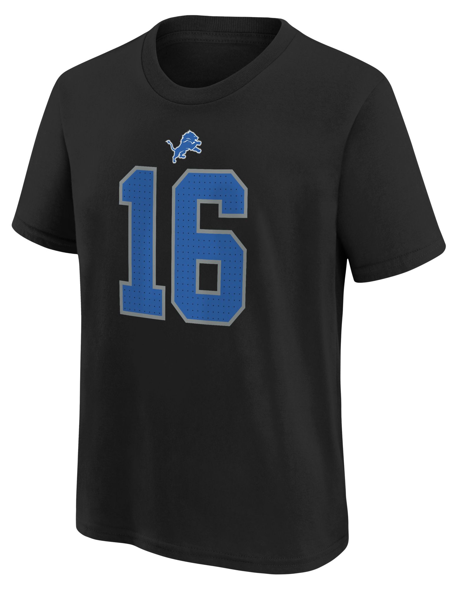 Nike Youth Detroit Lions Jared Goff #16 Black Short Sleeve T-Shirt product image