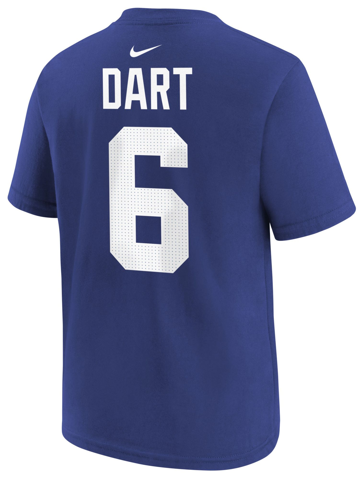 Nike Youth New York Giants Jaxson Dart #6 Blue Home T-Shirt product image