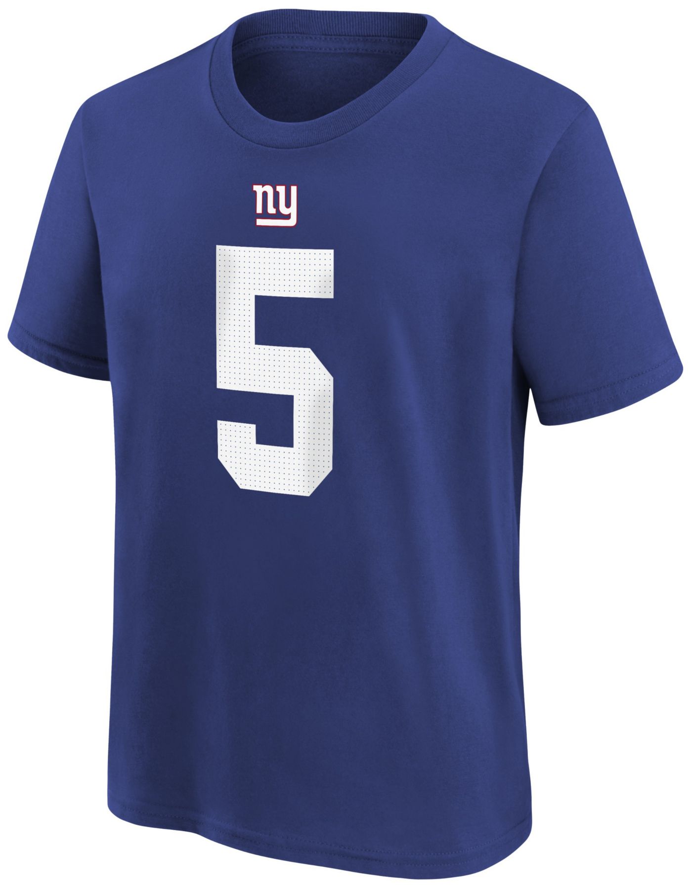 Nike Youth New York Giants Kayvon Thibodeaux 5 Rush Blue T Shirt Dick s Sporting Goods