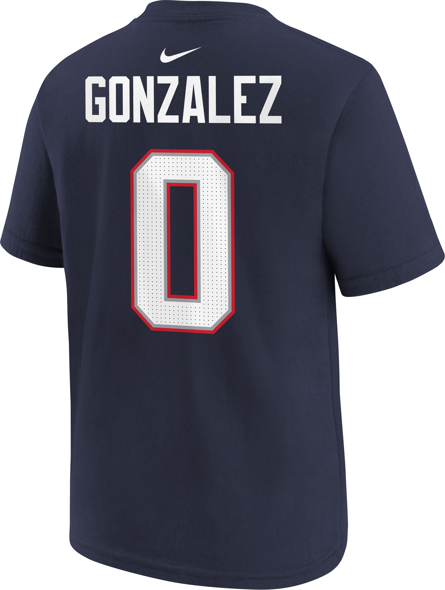 Nike Youth New England Patriots Christian Gonzalez #0 College Navy T-Shirt product image