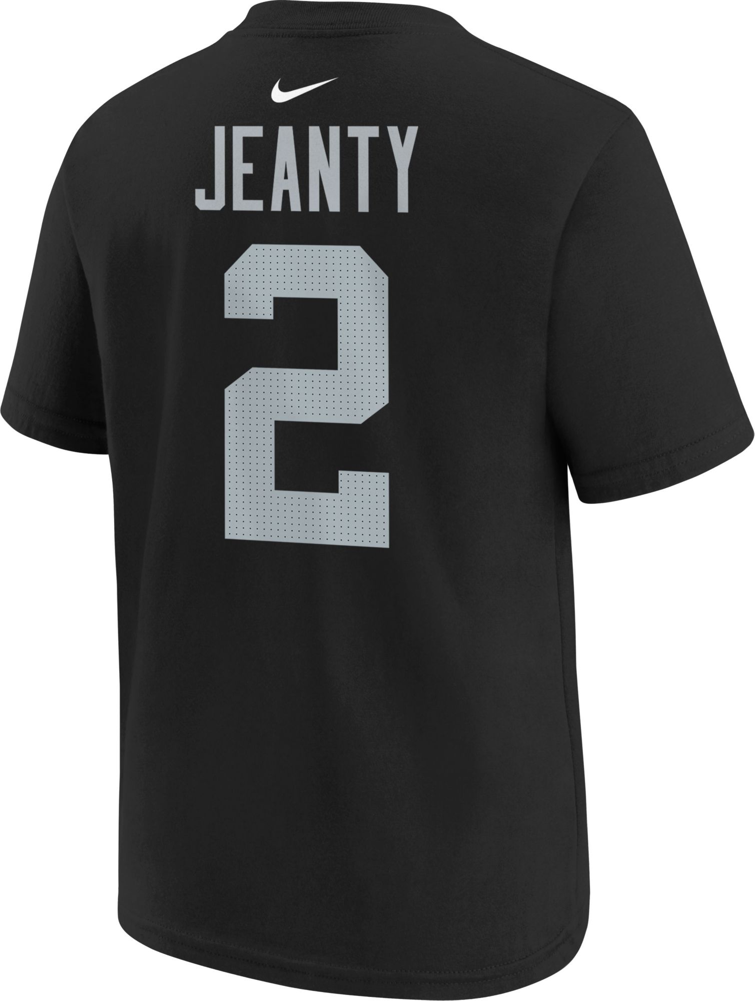 Nike Youth Las Vegas Raiders Ashton Jeanty #2 Black T-Shirt product image