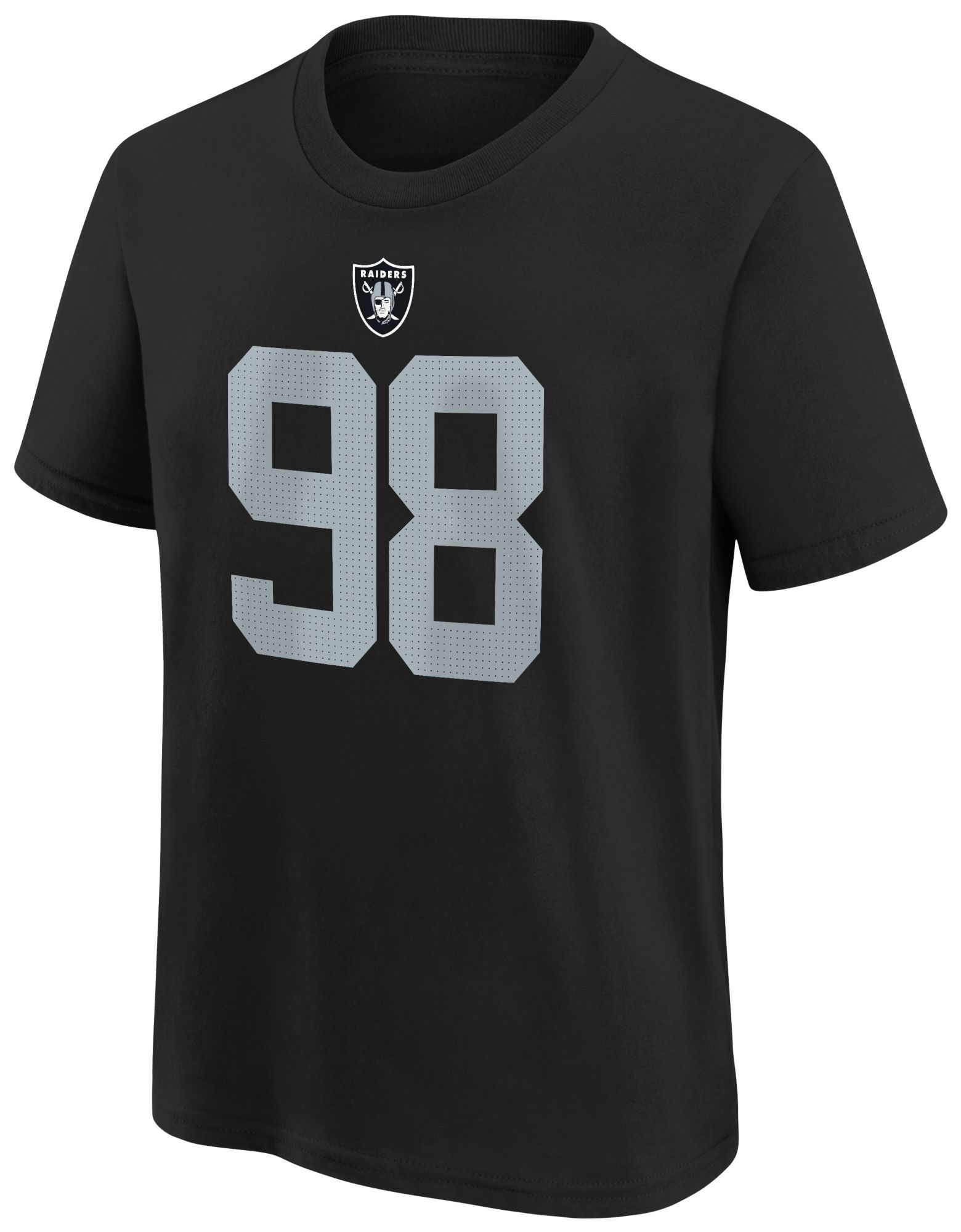 Nike Youth Las Vegas Raiders Maxx Crosby #98 Black T-Shirt