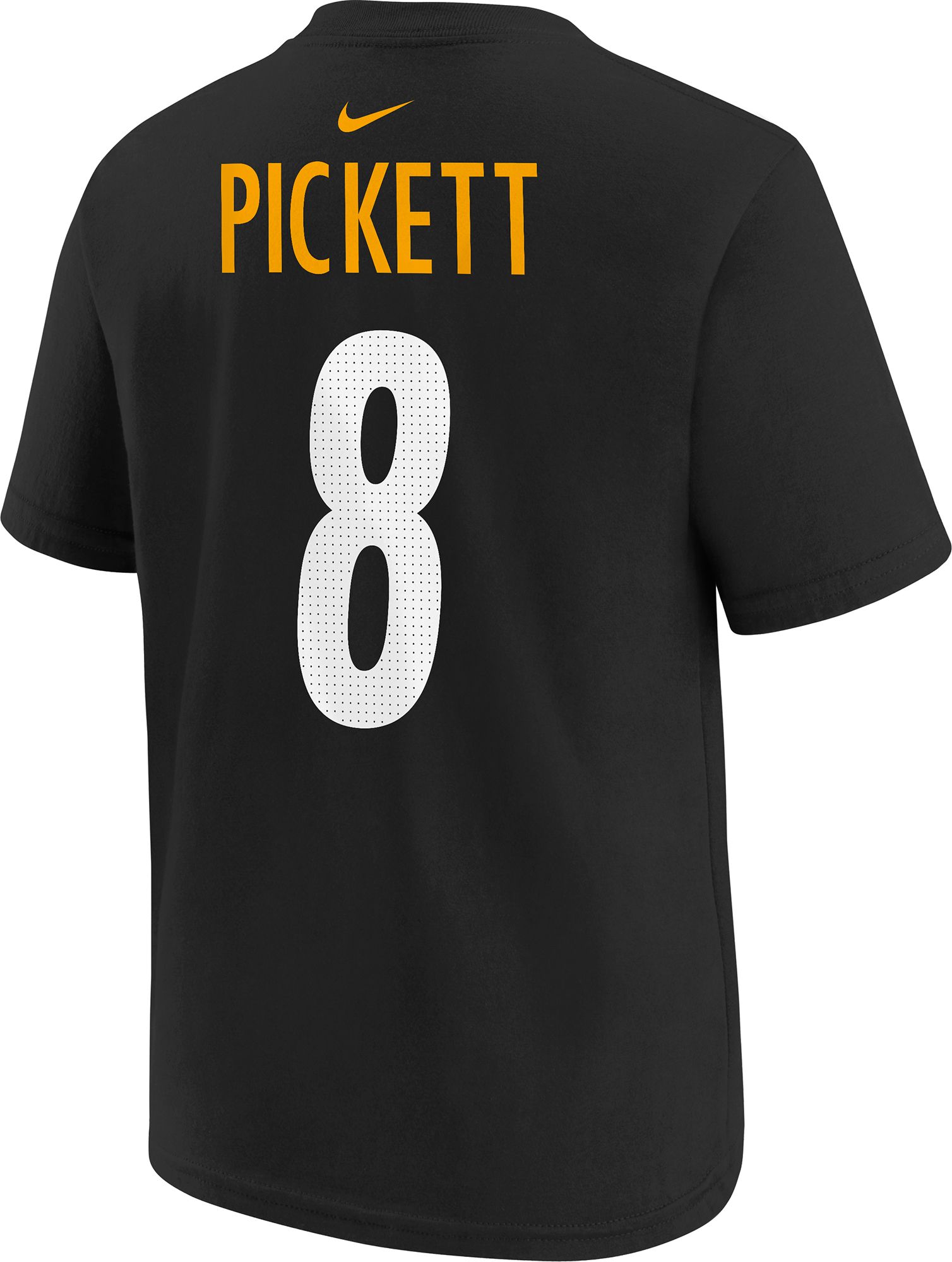 Nike Youth Pittsburgh Steelers Kenny Pickett #8 Black T-Shirt