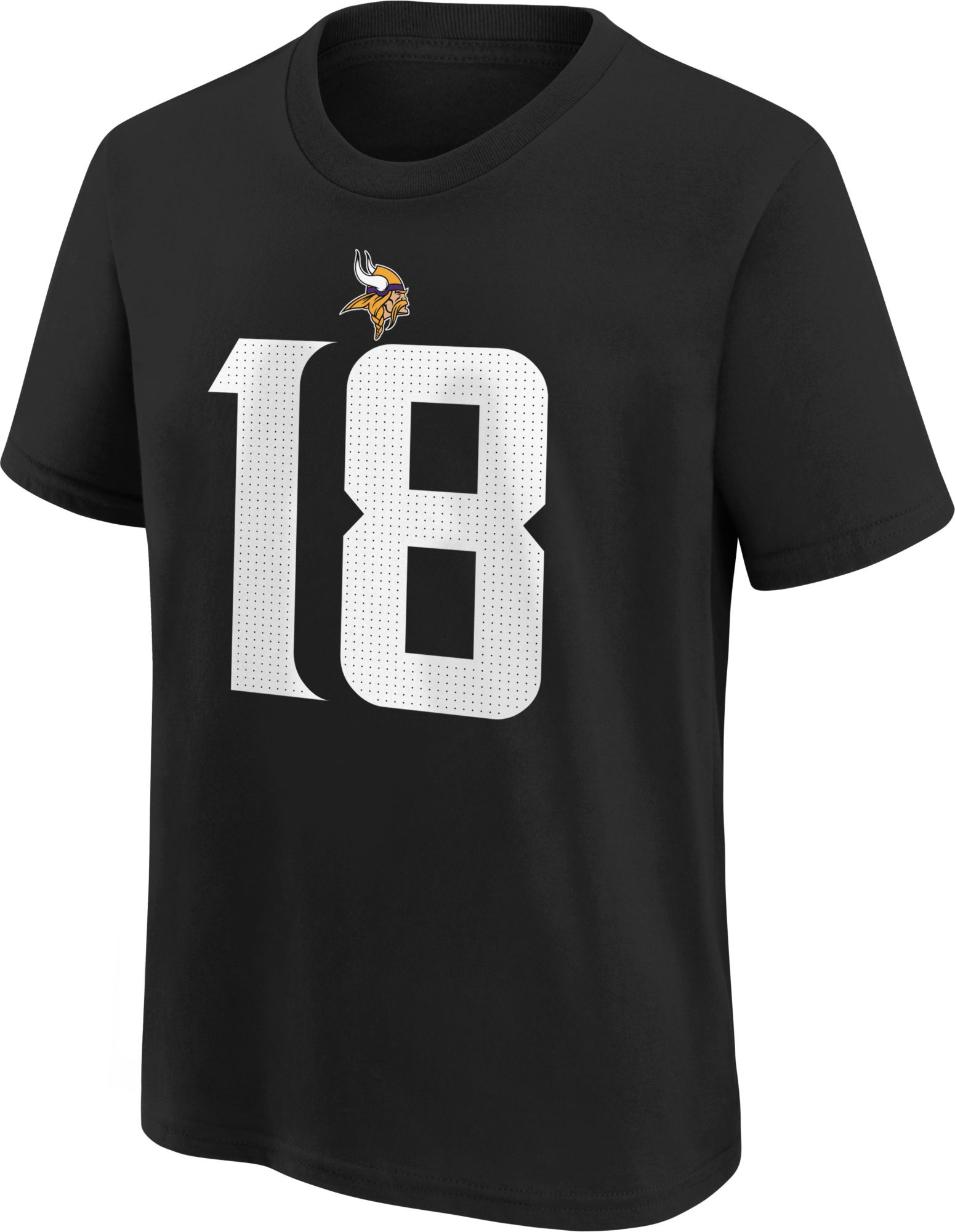 Nike Youth Minnesota Vikings Justin Jefferson #18 Black T-Shirt product image