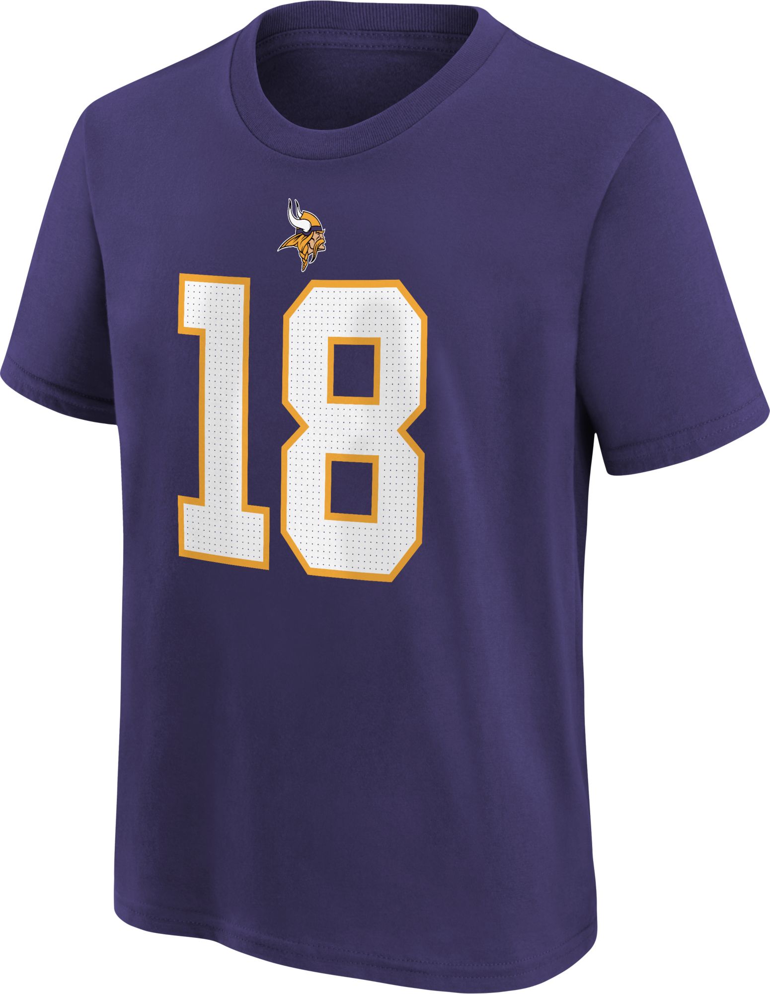Nike Youth Minnesota Vikings Justin Jefferson #18 Purple T-Shirt product image
