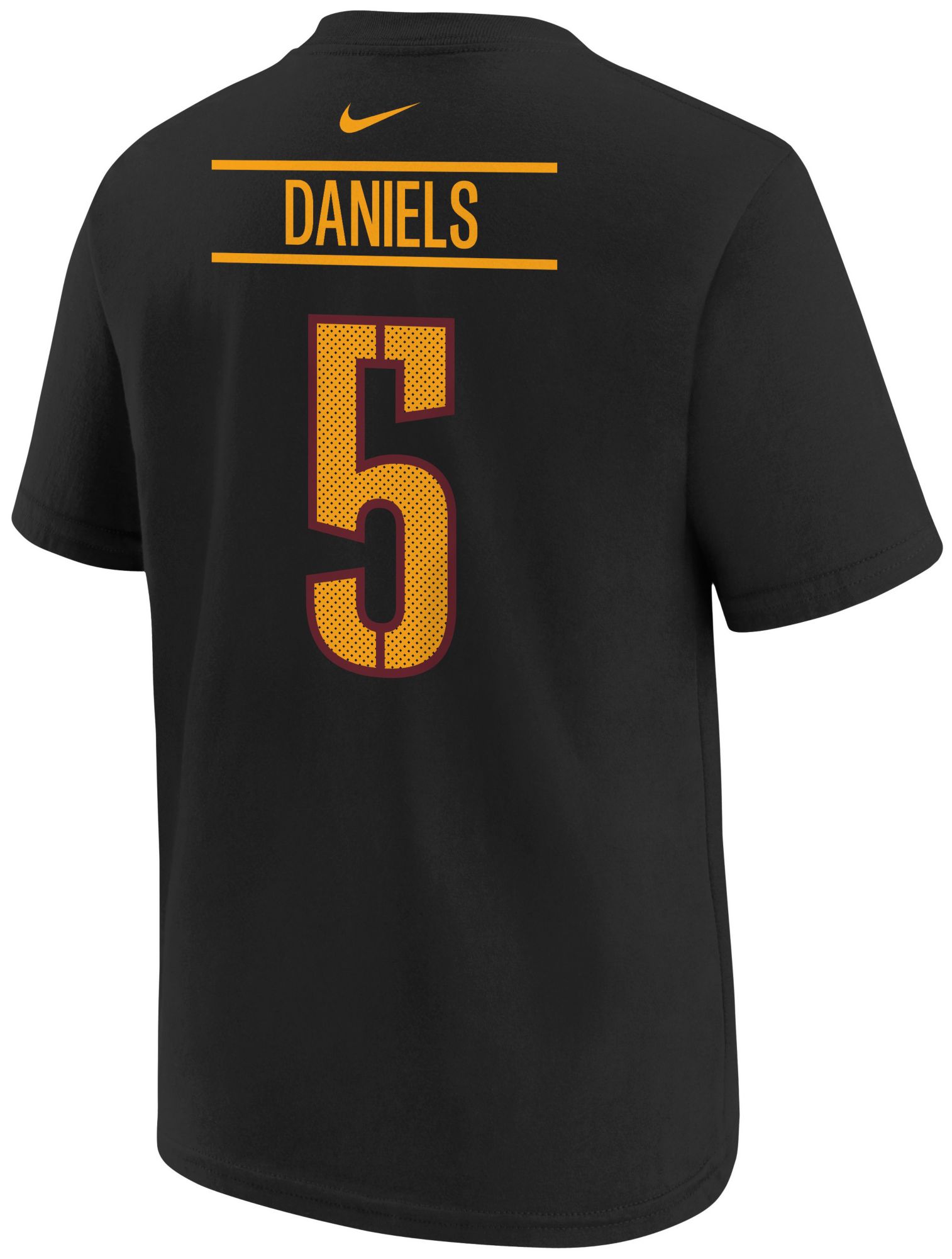 Nike Youth Washington Commanders Jayden Daniels Black T-Shirt product image
