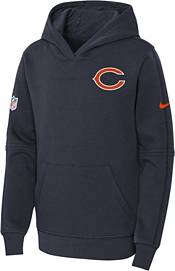 Nike Youth Chicago Bears Sideline Club Navy Pullover Hoodie product image