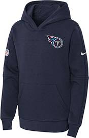Nike Youth Tennessee Titans Sideline Club Navy Pullover Hoodie product image