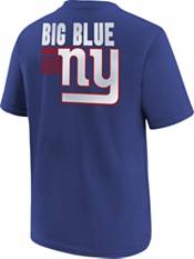 Nike Youth New York Giants Back Slogan Royal T-Shirt product image
