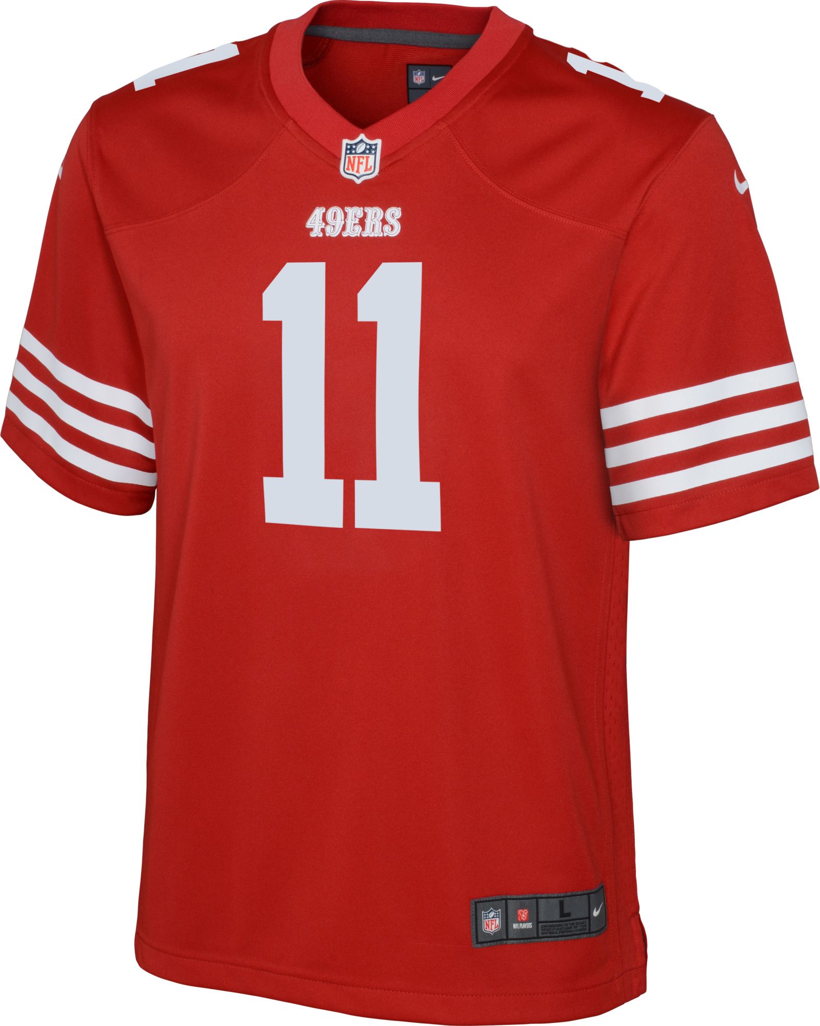 Nike Youth San Francisco 49ers Brandon Aiyuk #11 Red Game Jersey product image