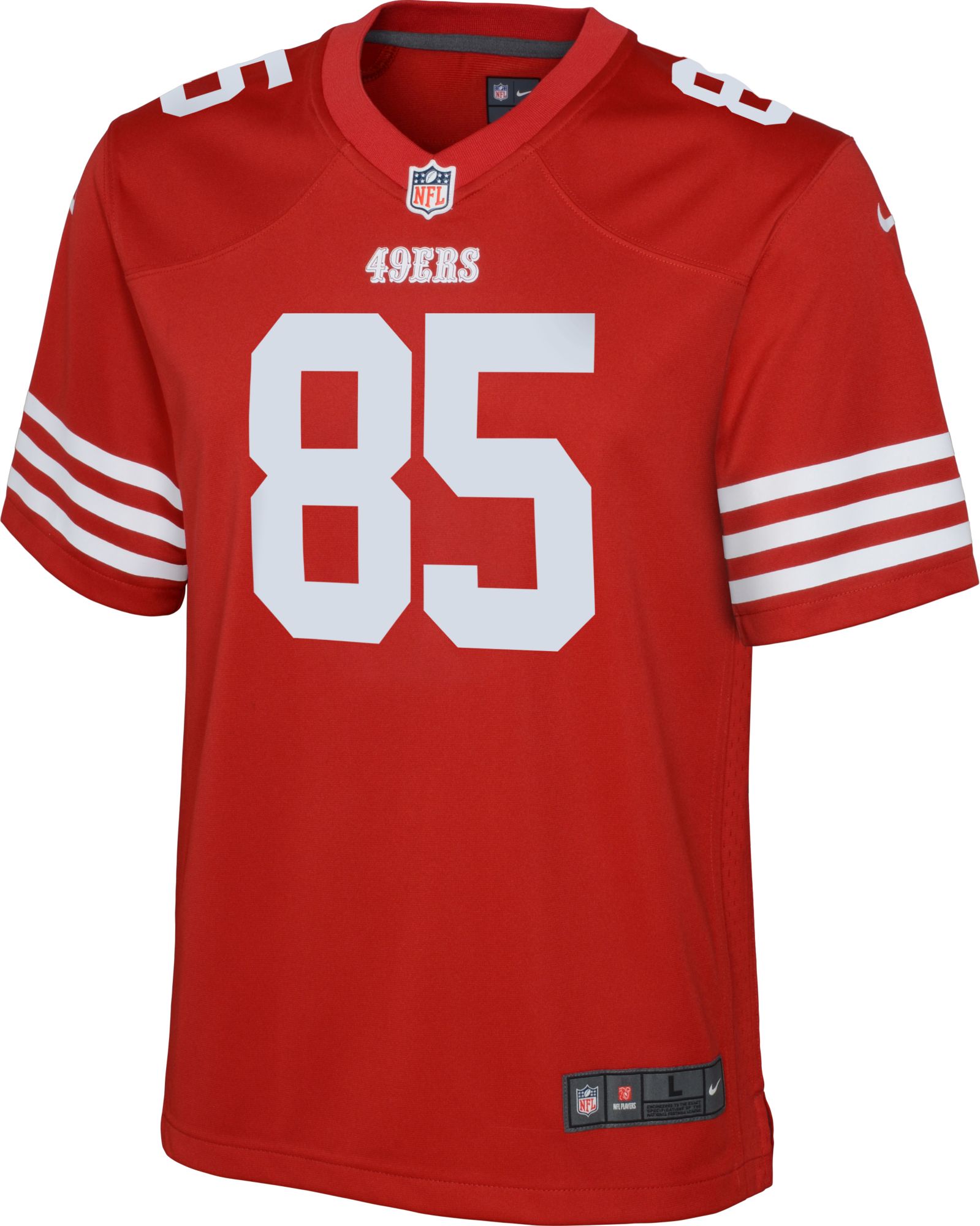 Nike Youth San Francisco 49ers George Kittle #85 Red Game Jersey