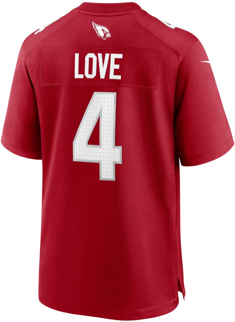 Nike Youth Arizona Cardinals Jeremiyah Love #4 Red Game Jersey