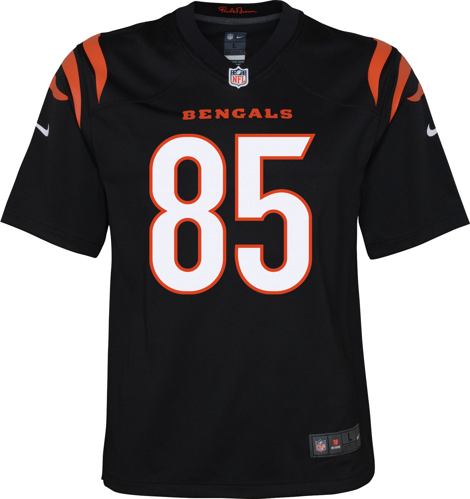 Nike Youth Cincinnati Bengals Tee Higgins #85 Black Game Jersey product image