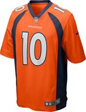 Youth Denver Broncos Jerry Jeudy #10 Orange Game Jersey