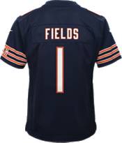 Nike Youth Chicago Bears Justin Fields #1 Navy Game Jersey product image
