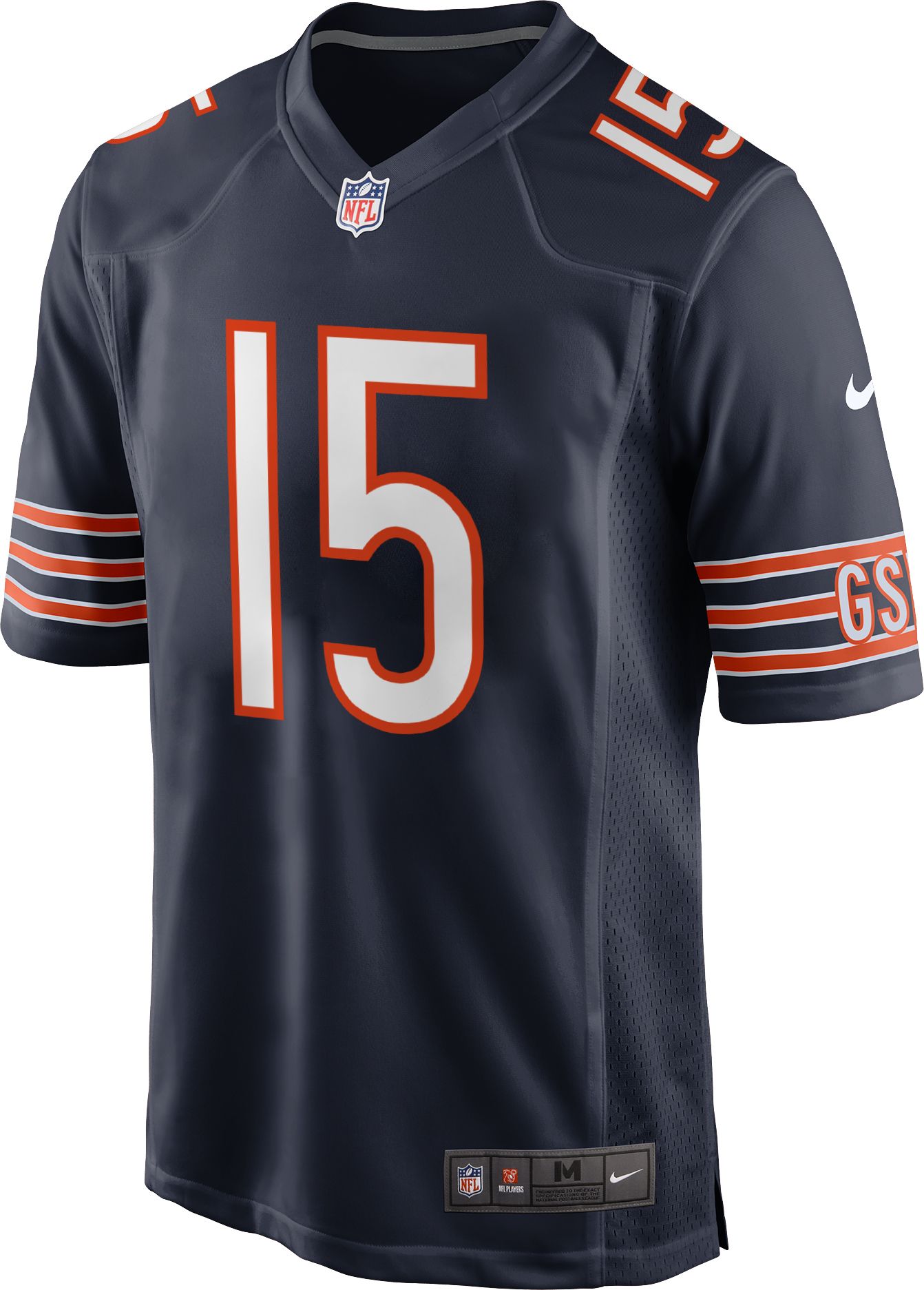 Nike Youth Chicago Bears Rome Odunze #15 Navy Game Jersey product image