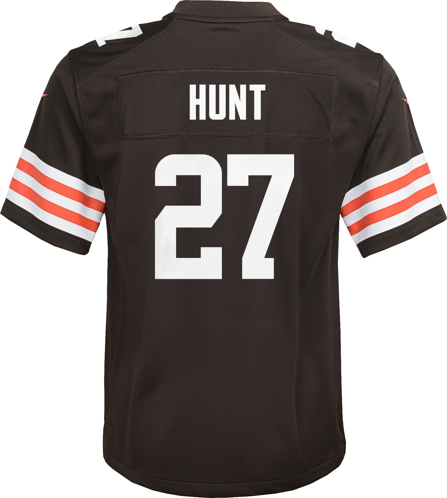 Nike Youth Cleveland Browns Kareem Hunt #27 Brown Game Jersey