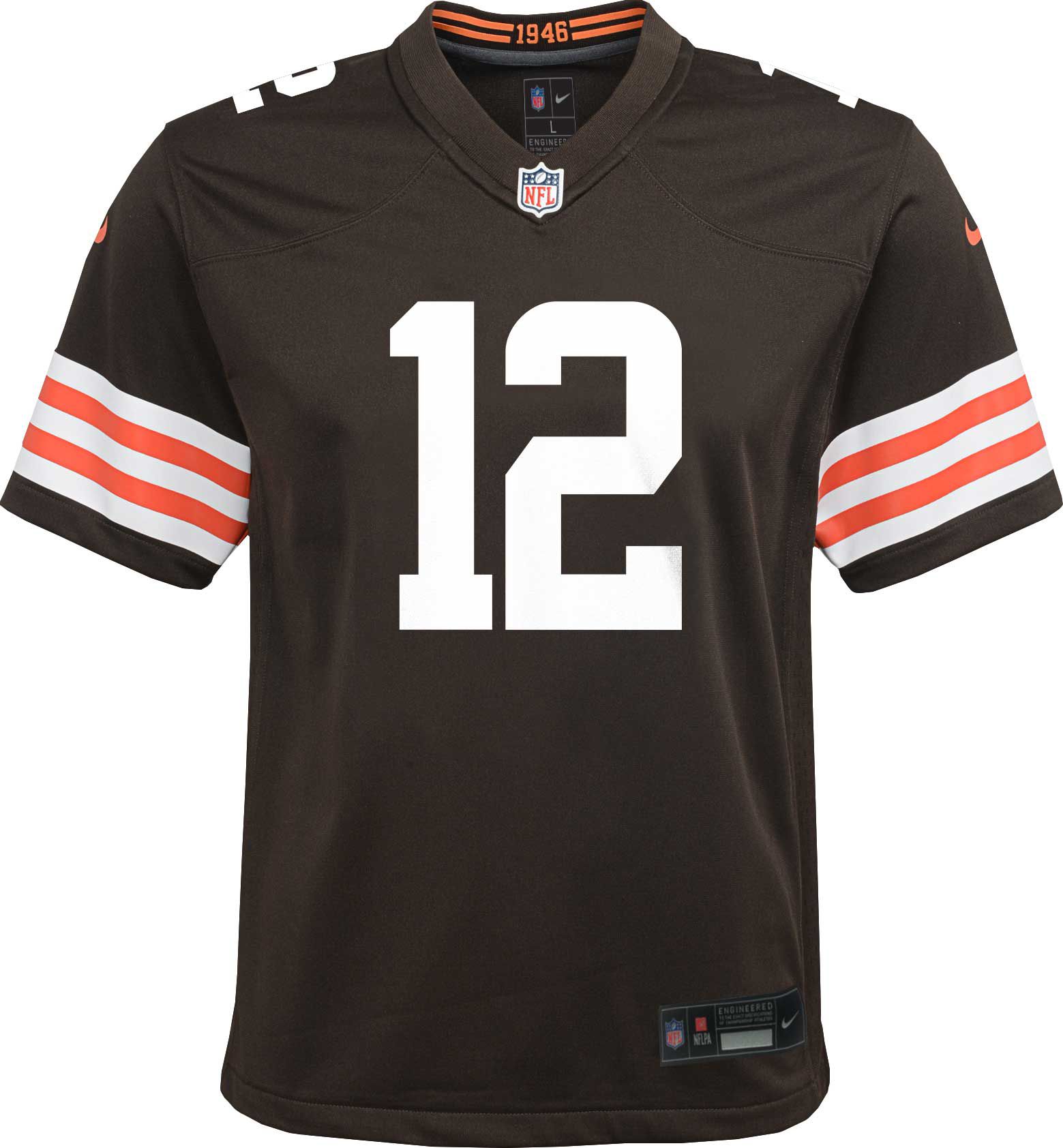 Nike Youth Cleveland Browns Shedeur Sanders Brown Game Jersey product image