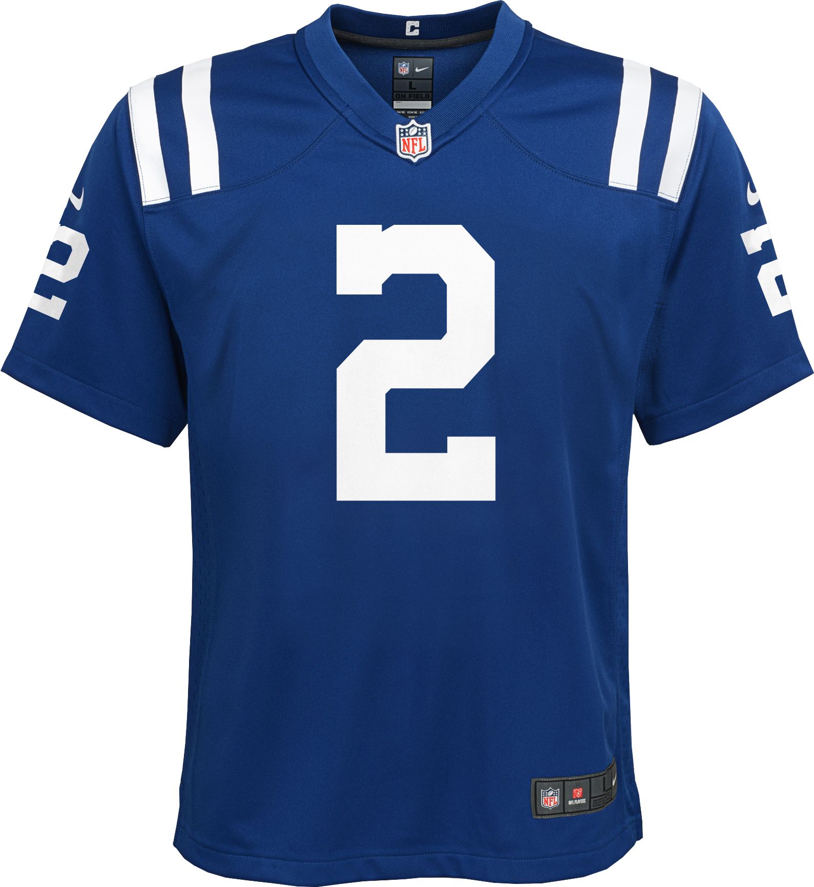 Nike Youth Indianapolis Colts Carson Wentz #2 Blue Game Jersey product image