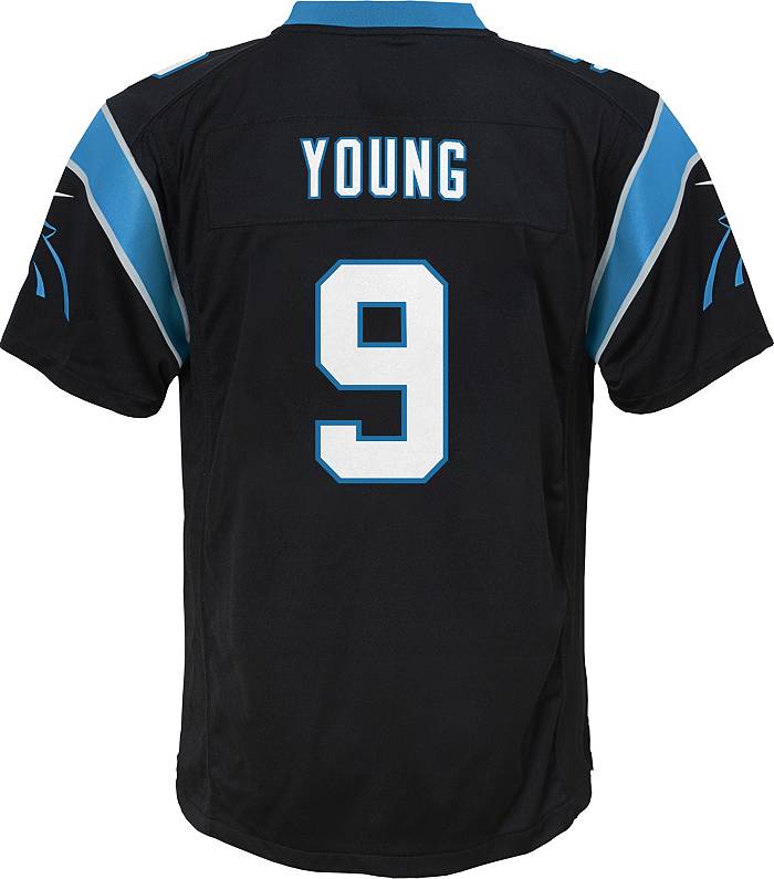 Nike Youth Carolina Panthers Bryce Young #9 Black Game Jersey