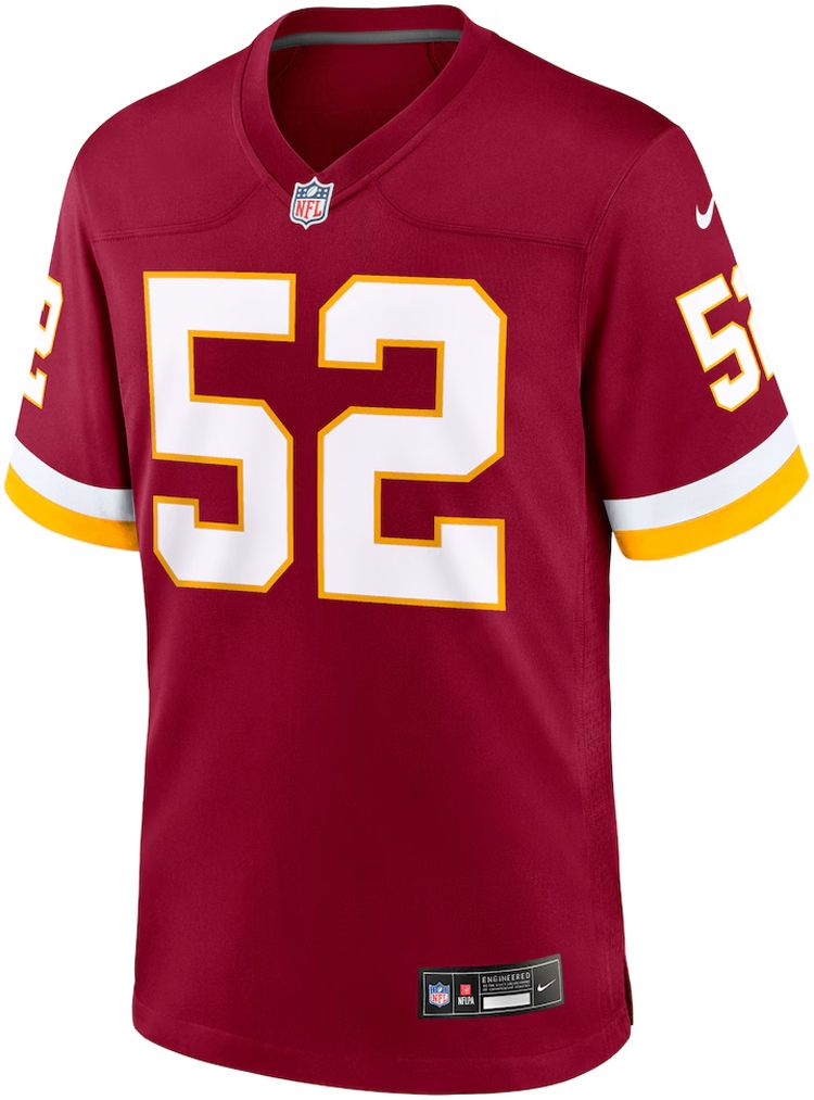 Nike Youth Washington Commanders Sonny Styles #52 Red Game Jersey product image