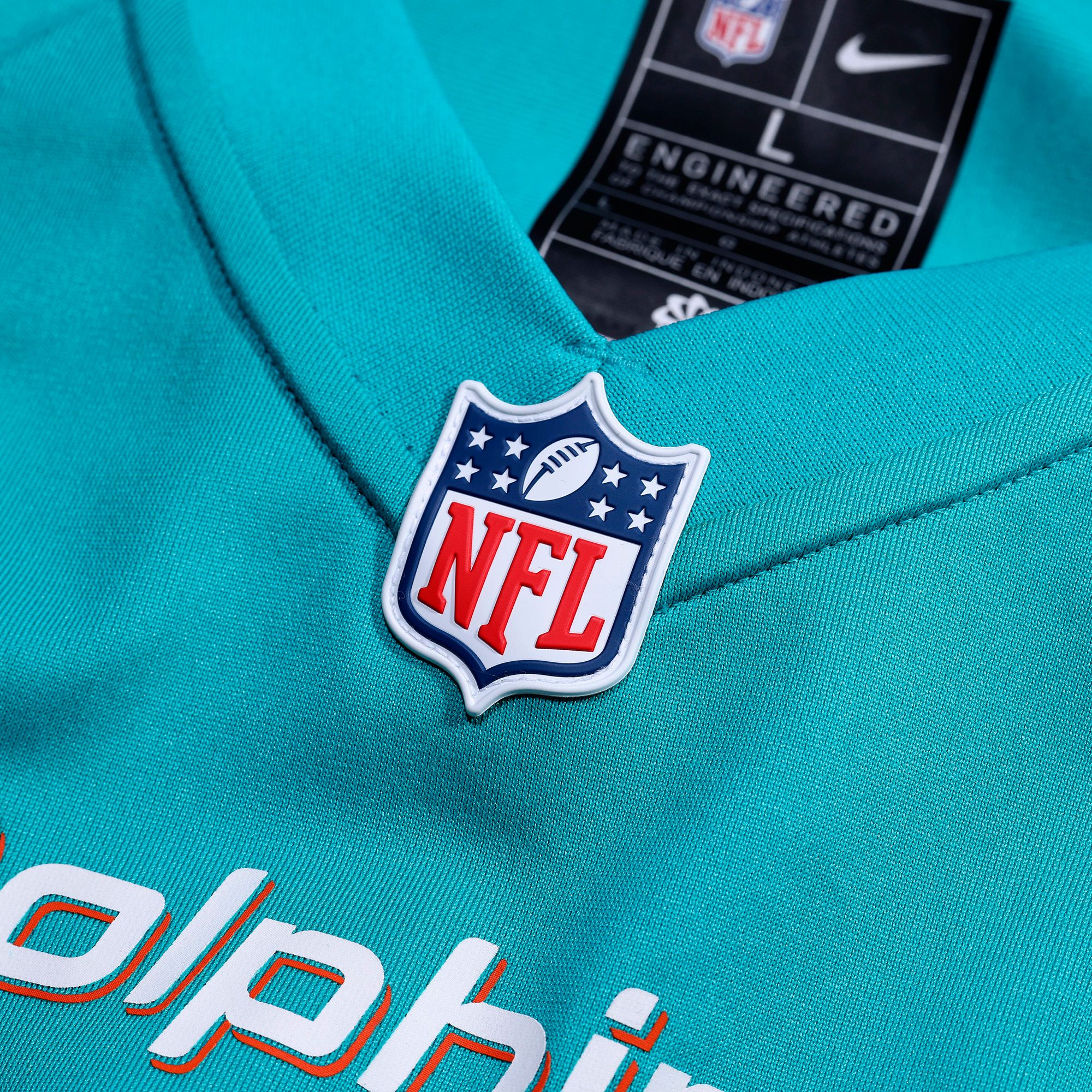 Nike Boys' Miami Dolphins Aqua Malik Willis #00 Home Game Jersey product image