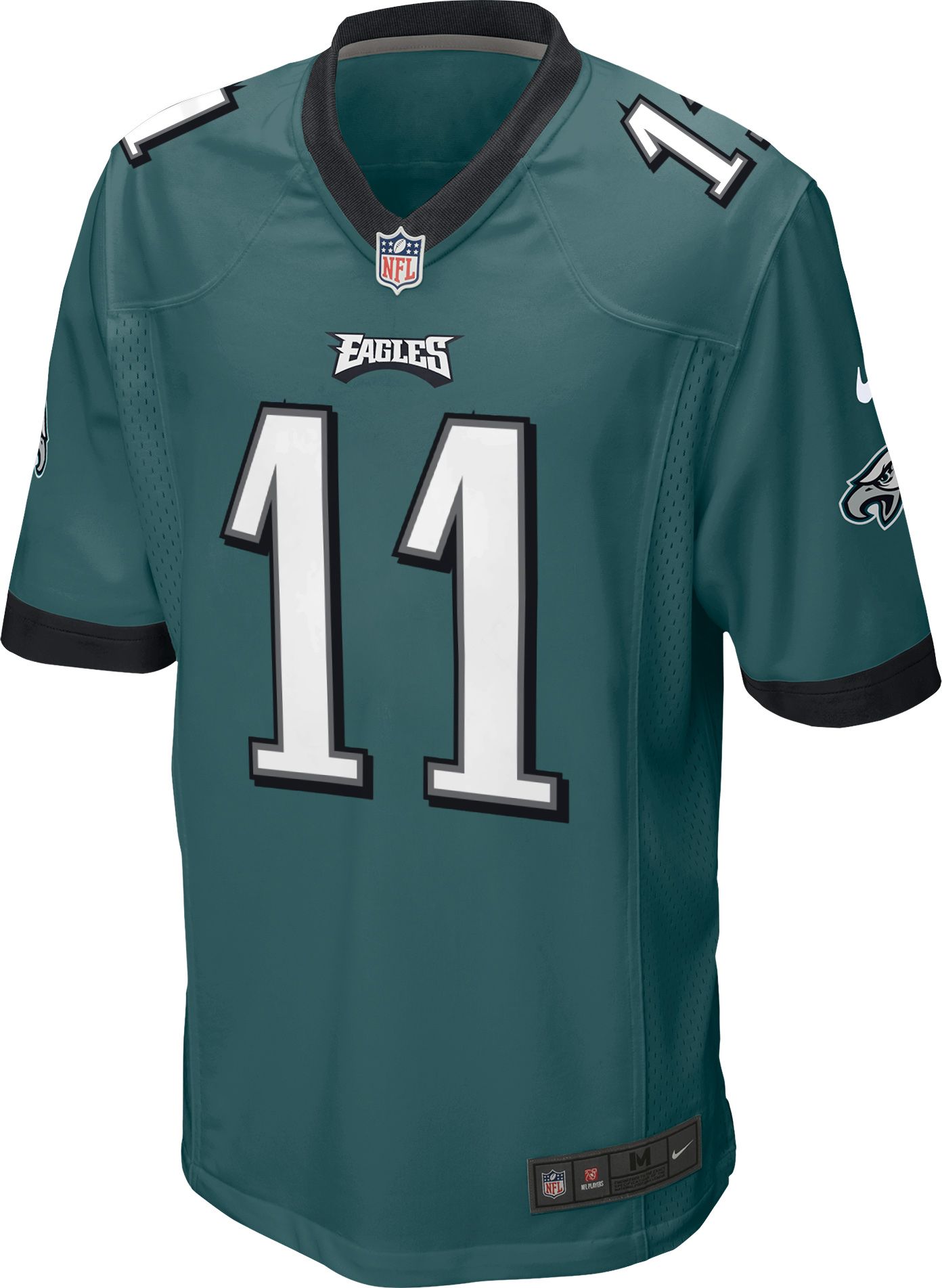 Nike Youth Philadelphia Eagles Brown #11 Green Game Jersey