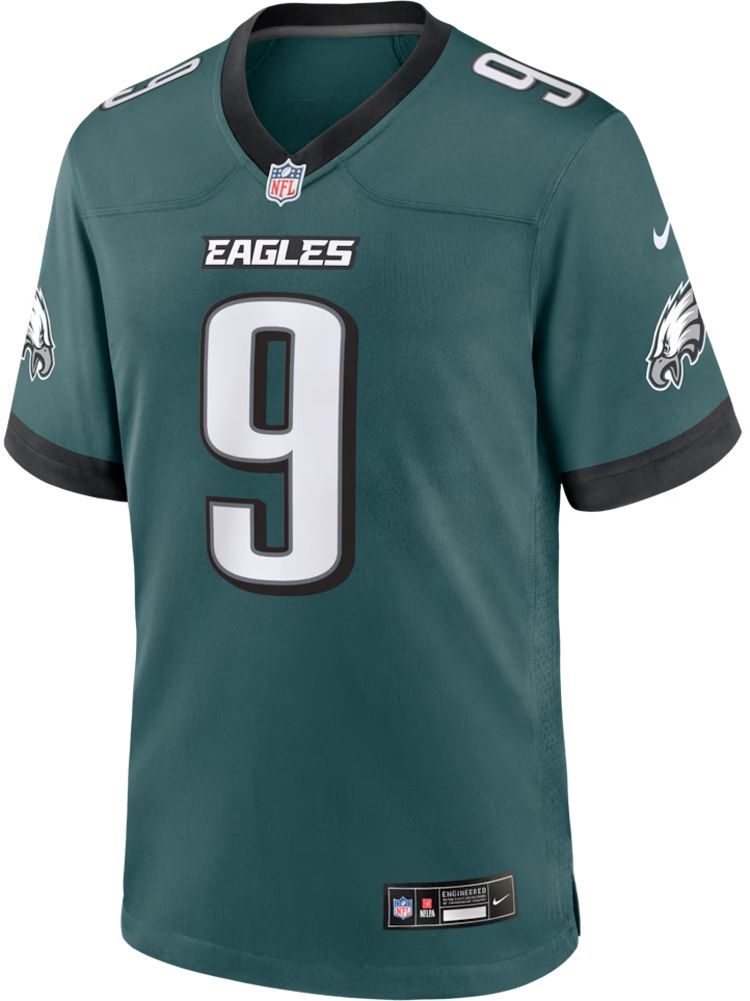 Nike Youth Philadelphia Eagles Makai Lemon #9 Green Game Jersey product image
