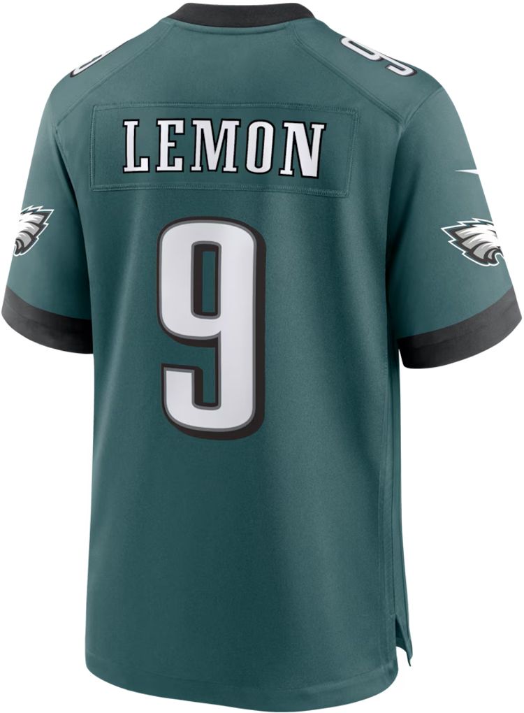 Nike Youth Philadelphia Eagles Makai Lemon #9 Green Game Jersey product image