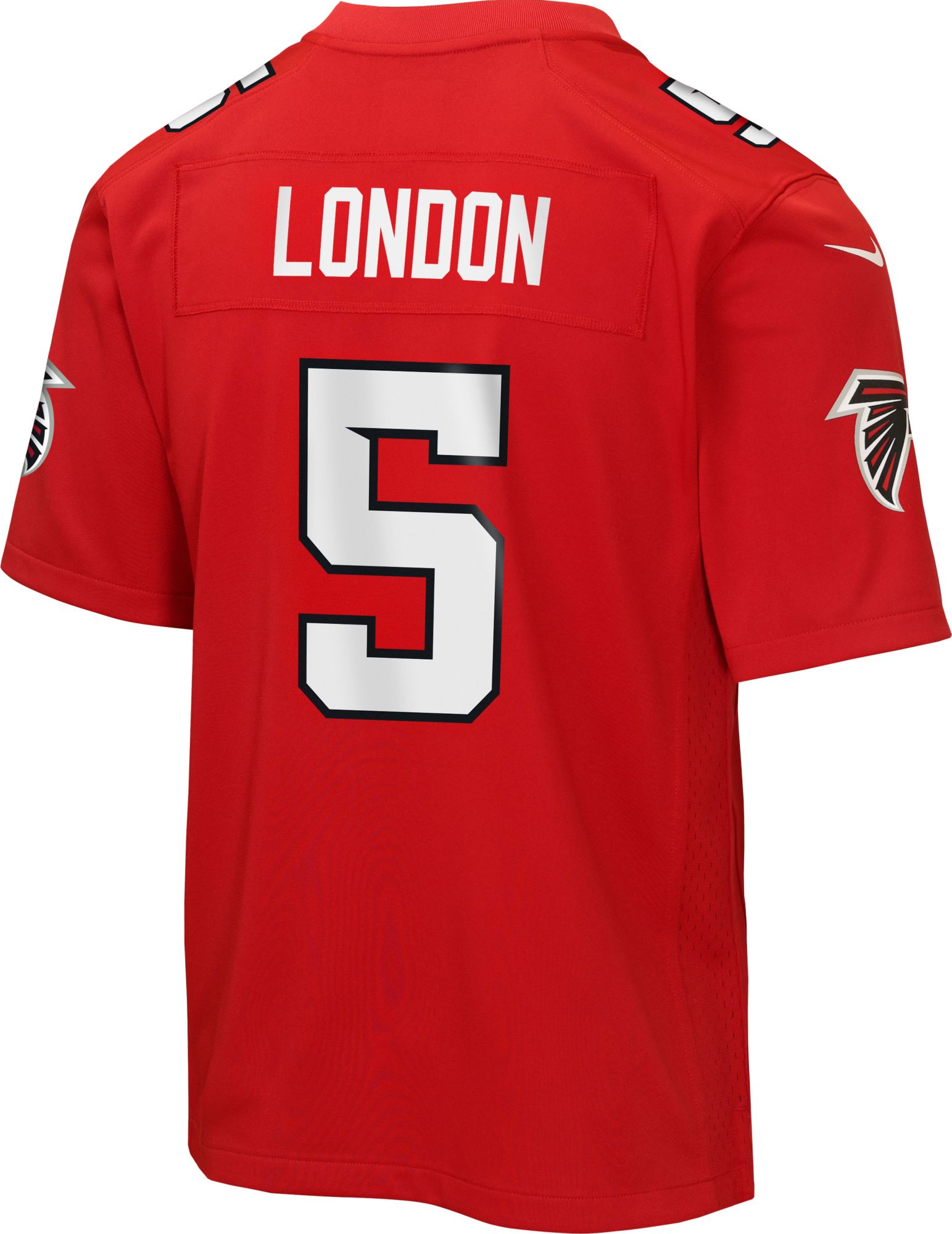Nike Youth Atlanta Falcons Red Drake London #5 Home Game Jersey product image