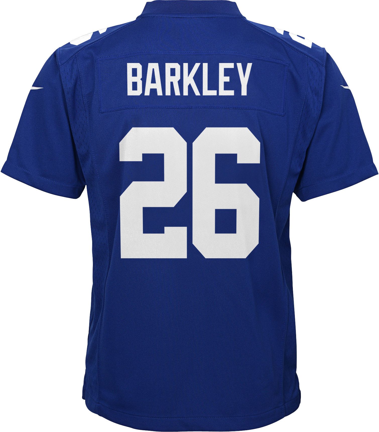 Nike Youth New York Giants Saquon Barkley #26 Royal Game Jersey product image