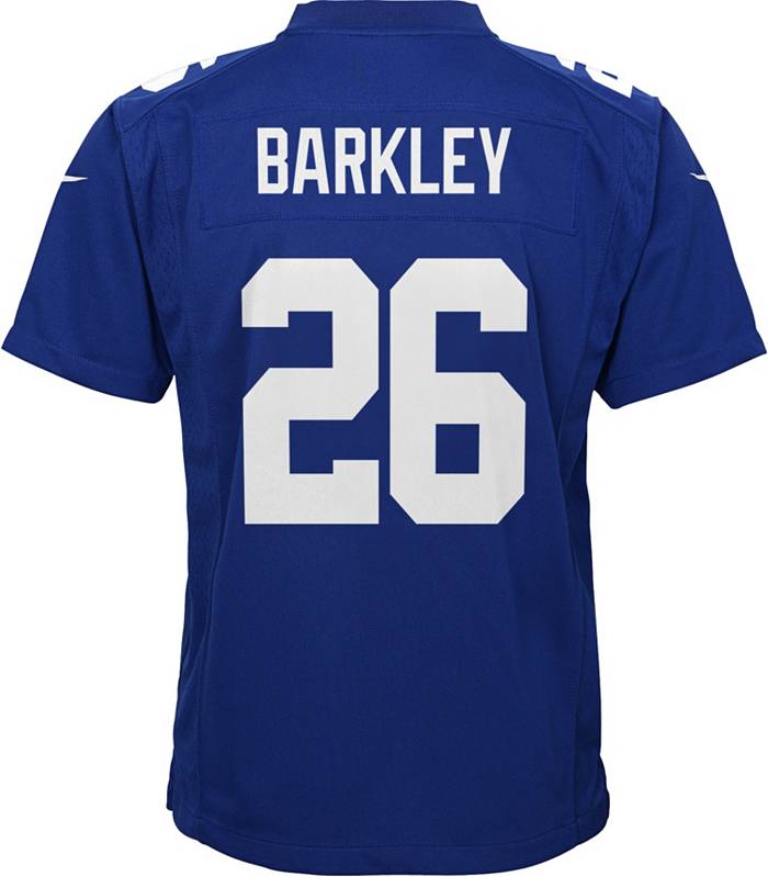 Nike Youth New York Giants Saquon Barkley #26 Royal Game Jersey