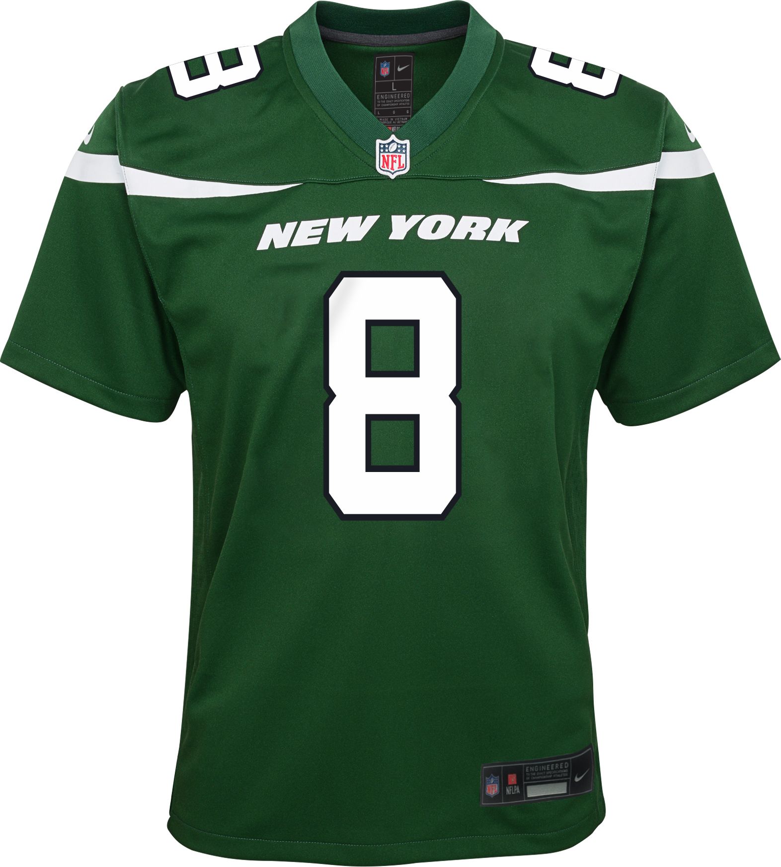 Nike Youth New York Jets Aaron Rodgers #8 Game Jersey